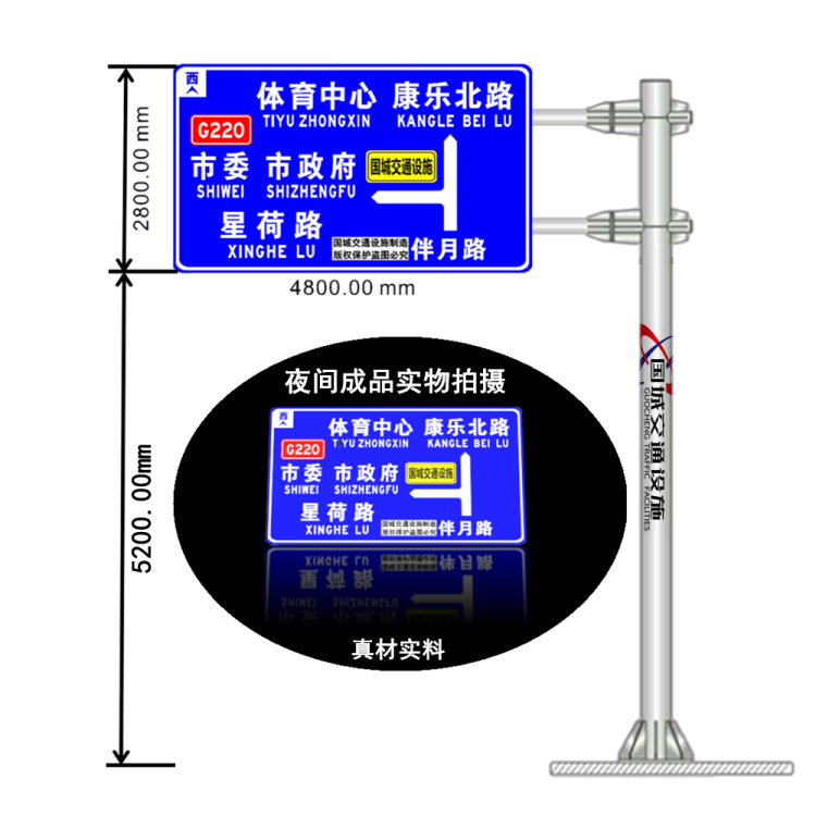 道路指示牌立杆厂家